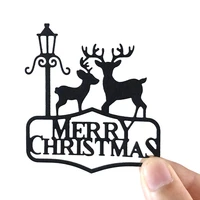 merry christmas letters metal cutting dies deer craft scrapbook card decorative die template for diy album paper card stencil