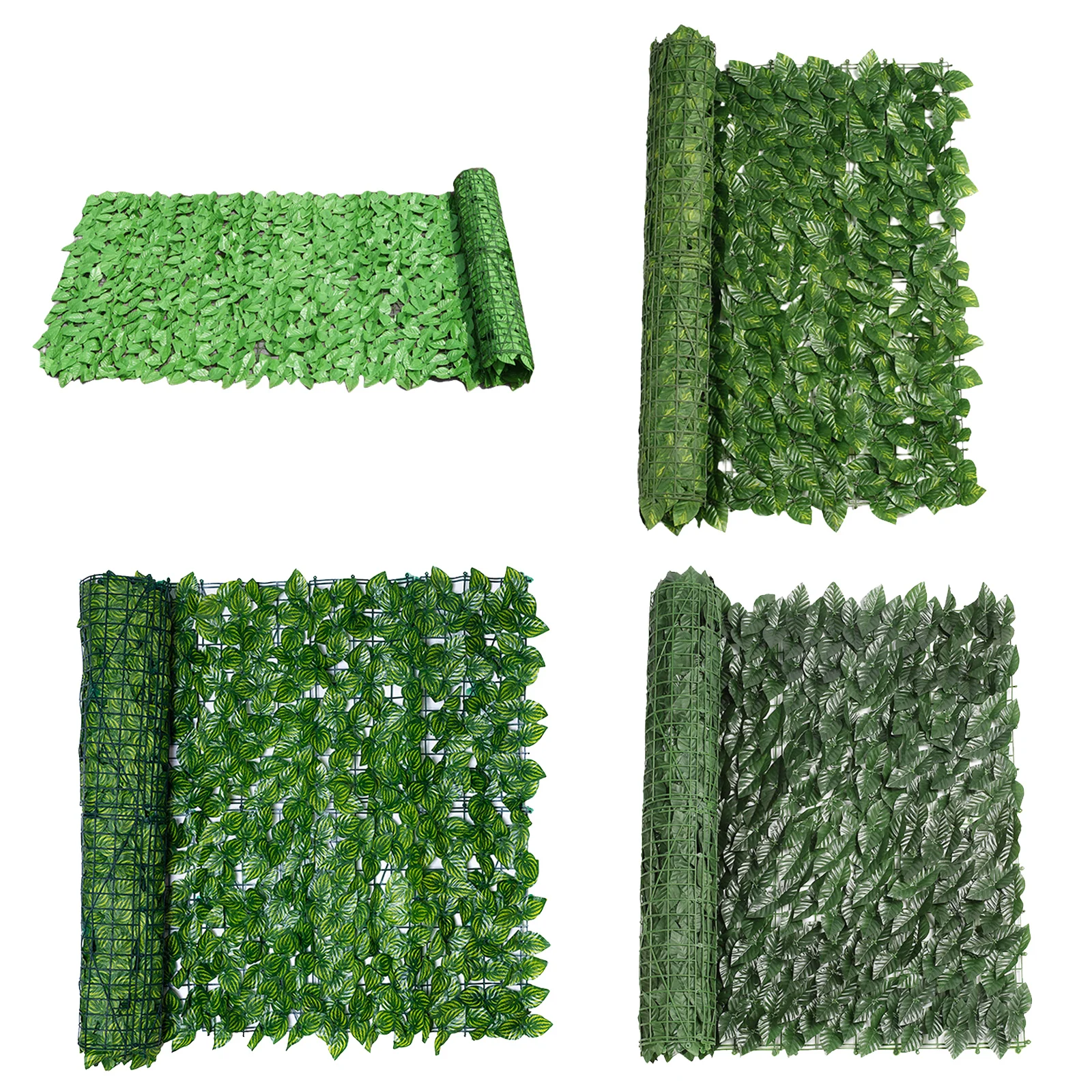

Artificial Privacy Fence Screen Artificial Fence Faux Leaf Decoration for Outdoor Decor Garden