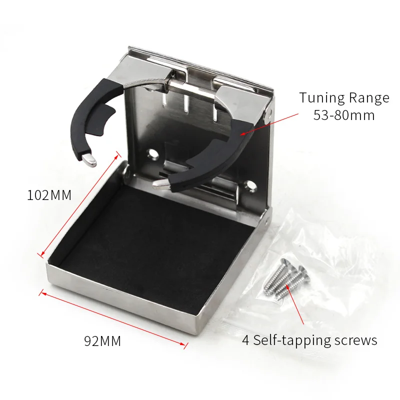 Складной держатель для стакана RV из нержавеющей стали регулируемый напитков