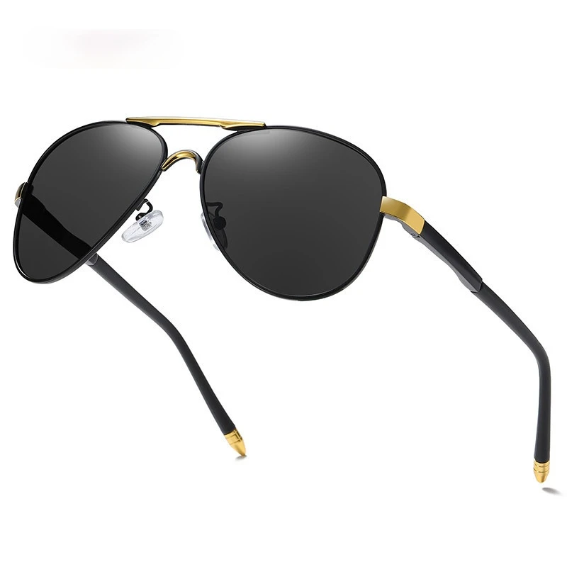 

Polarized Sunglasses New Men Retro Brand Design Glasses Fashion Metal Frame Outdoor Driving Sun Glasses UV400