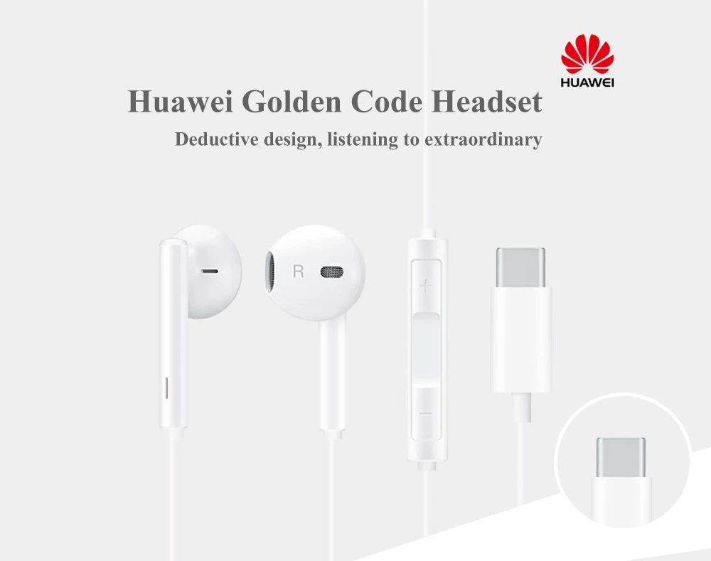 Оригинальные наушники HUAWEI CM33 usb type-C в ухо Hearphone гарнитура микрофон громкость HUAWEI mate 10Pro 20 X RS P20 30 Note 10