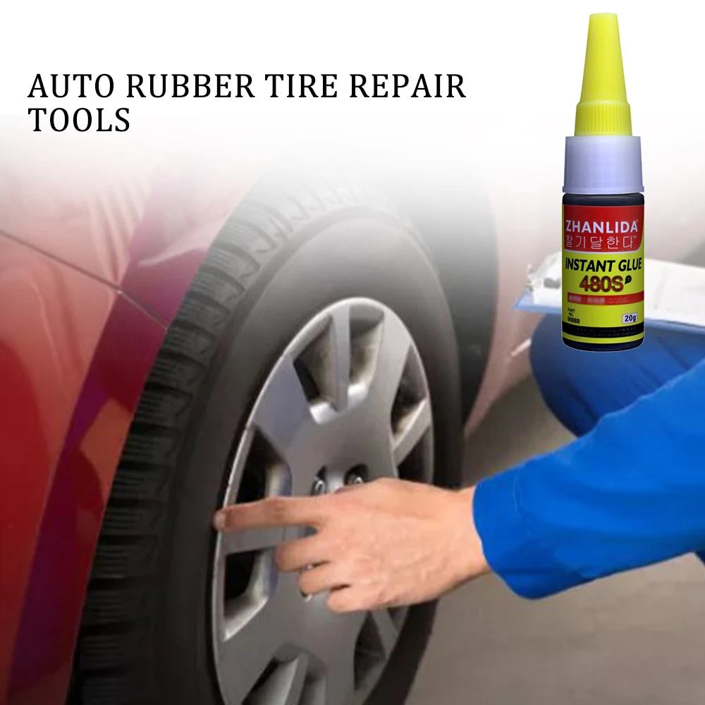 

1PC Black Super Glue Car Rubber Repair Tire Glue Window Speaker Seal Tire Repair Tire Repair Tools Automobiles Accessories New