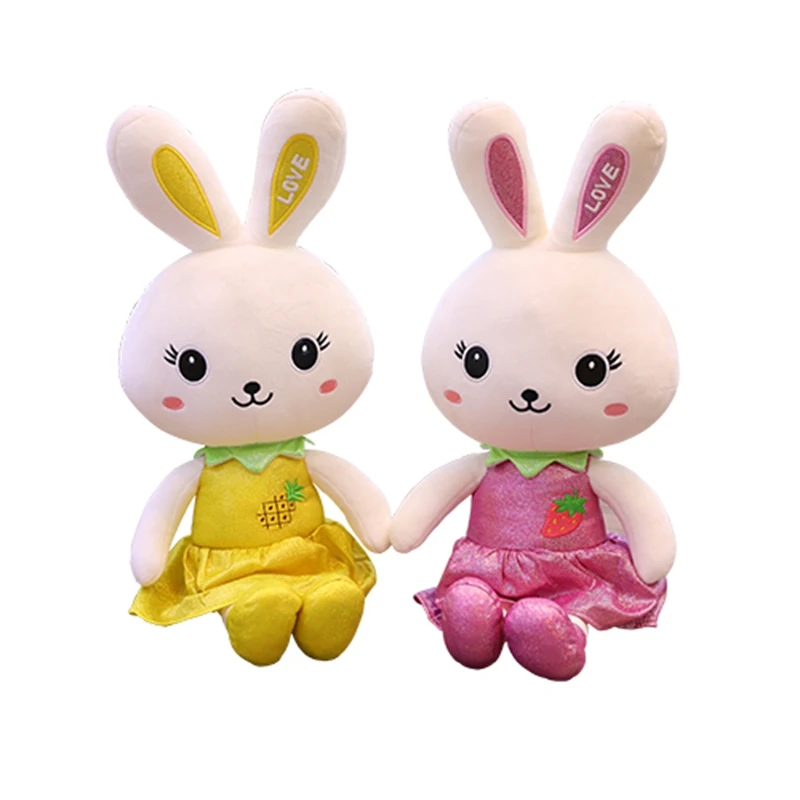 Hot New Kawaii Fruit Rabbit Plush Toys Stuffed Soft Lovely Animal Pillow Cute Valentine's Gift For Girls Kids Children Birthday | Игрушки