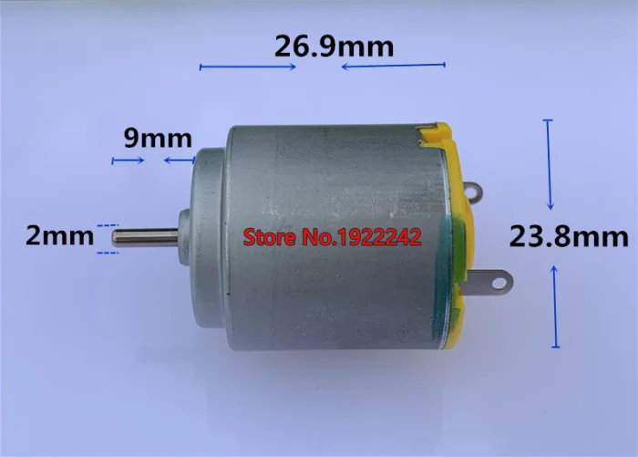 Фирменная Новинка 24*27mm 3V ~ 7 4 V Высокая скорость 260 двигатель постоянного тока RN260