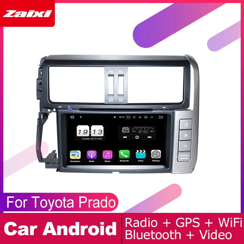 Для Toyota Prado 2010 2011 2012 2013 Аксессуары GPS навигация автомобильный Android мультимедийный