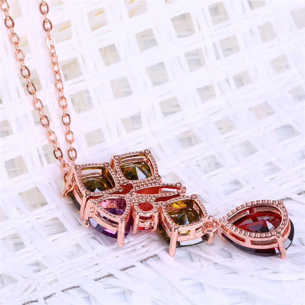 Bettyue Attractive Shape For Women And Girls Fashion Trend Geometry Zirconia Distinctive Necklace In Banquet Shiny Orneme | Украшения и