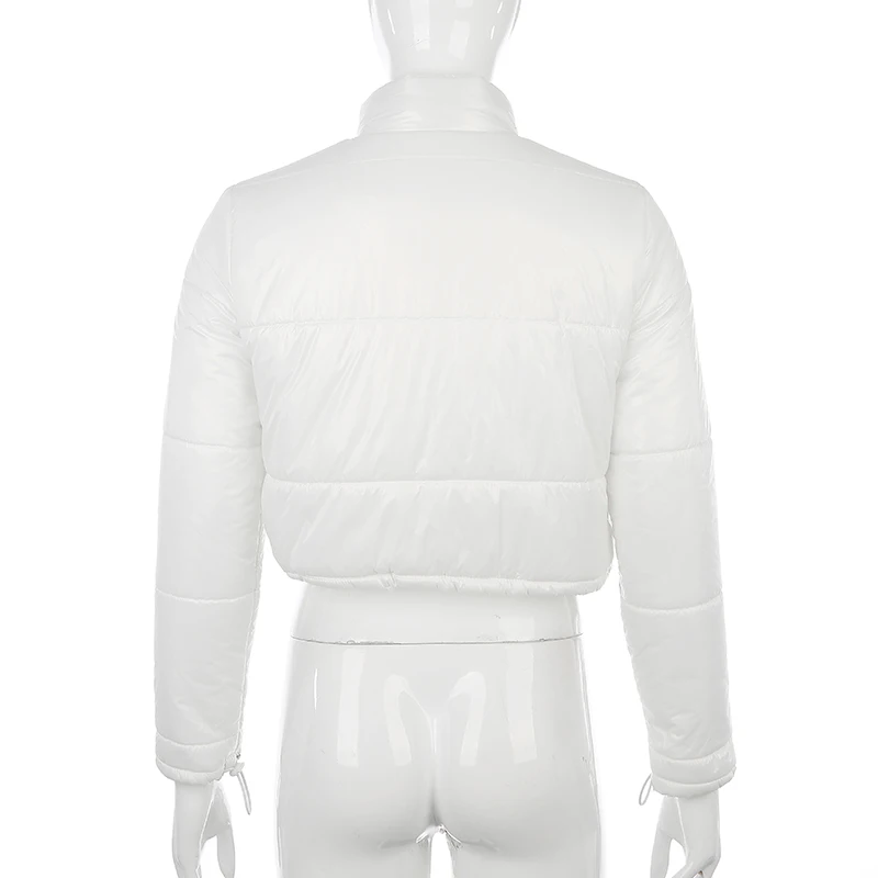 Darlingaga, модная зимняя куртка, для женщин, Turtlenenck, на завязках, парка, пальто, Женский пуховик, укороченные, теплые пальто, верхняя одежда, пальто