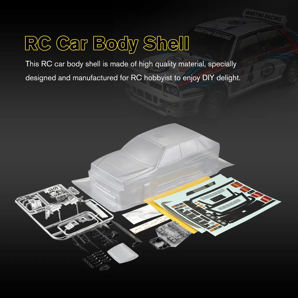 Killerbody RC Car Body Shell Frame Kit for Lancia Delta HF Integrale 1/10 Electric Touring Racing DIY Parts | Игрушки и хобби