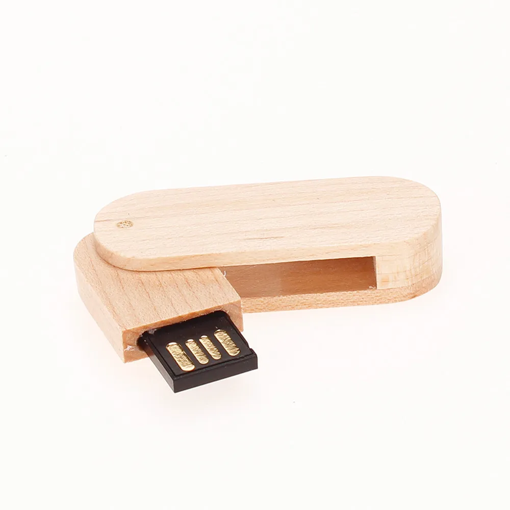 

USB Flash Drive Mini Rotary Wood Pendrive Usb 2.0 4GB 8GB 16GB Pen Drive 32GB 64GB 128GB High Speed Usb Memory Stick Custom Logo
