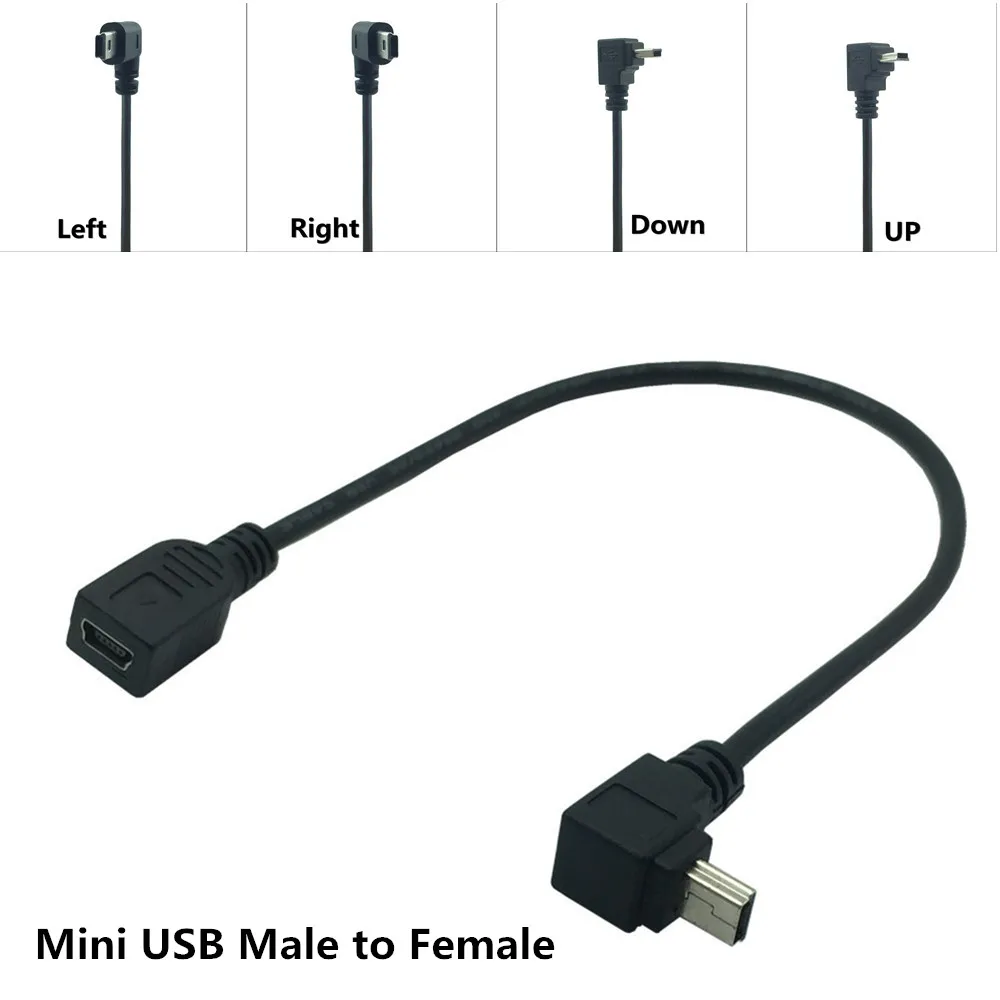 Мини USB кабель 5 контактный штекер гнездо удлинитель для передачи данных