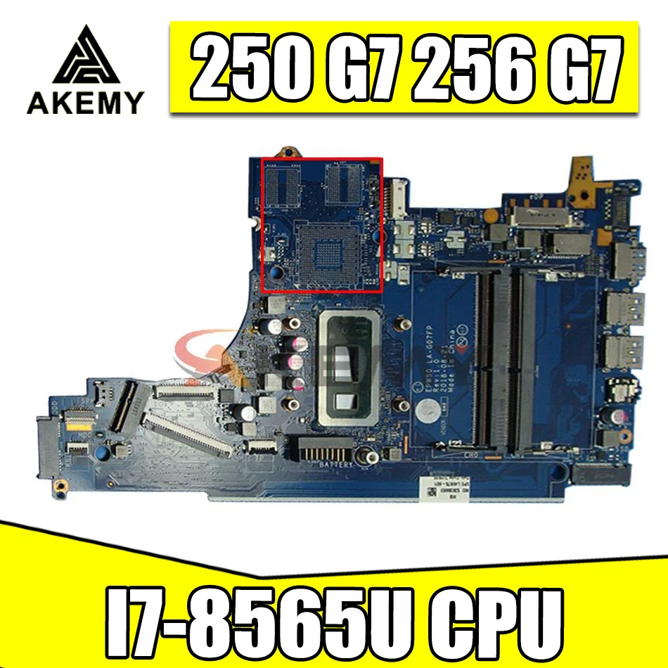 

Оригинальная материнская плата для ноутбука HP Pavilion 250 G7 256 G7 с процессором I7-8565U, тест DDR4 100%