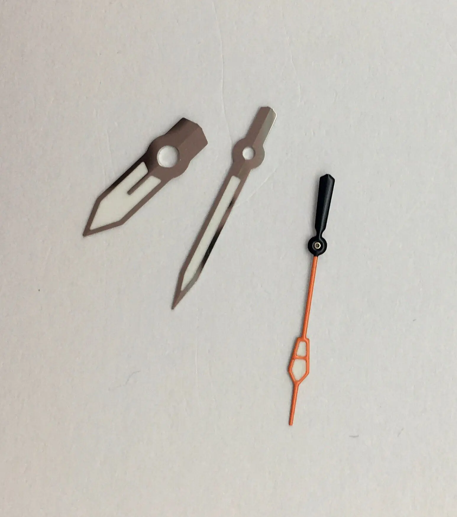 

Watch Accessories Silver Watch Hand Green Luminous Pointer Suitable for NH35 NH36 Movement