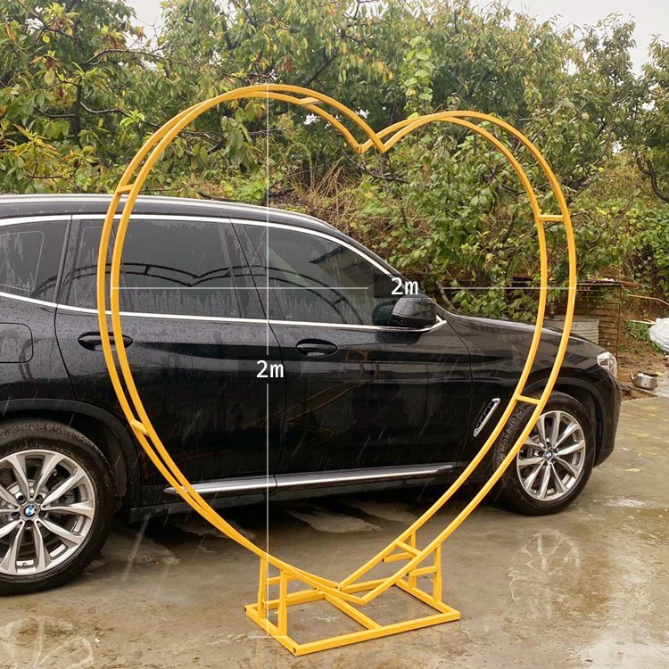 Реквизит для свадебной арки JAROWN в форме сердца подставка цветов фоновое