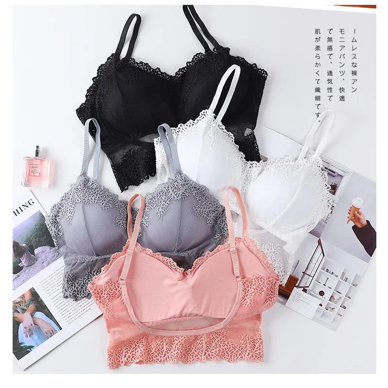 Новый женский бюстгальтер без косточек с глубоким u образным вырезом кружевной