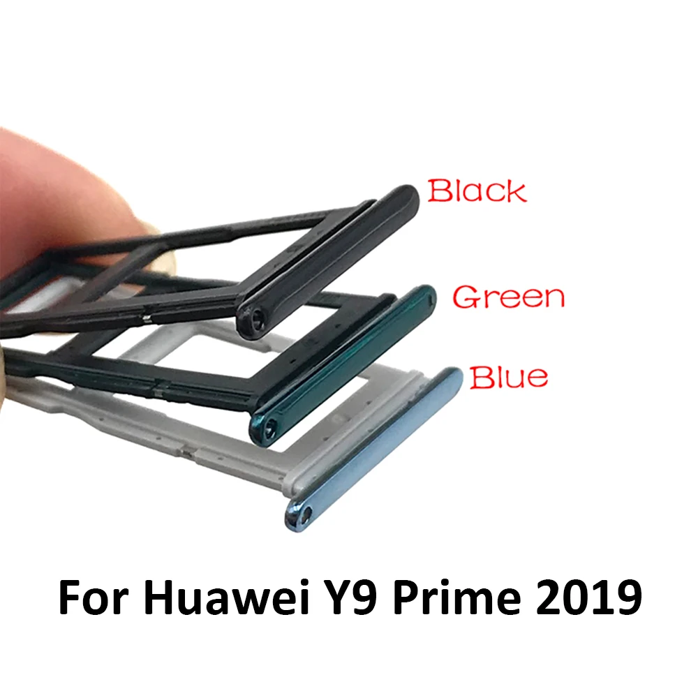 New For Huawei Y9 Prime 2019 SIM Card Tray Slot Holder Adapter Accessories