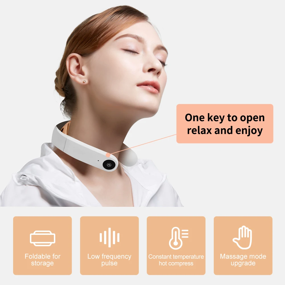 Массажер электрический портативный для шеи и плеч инструмент снятия боли