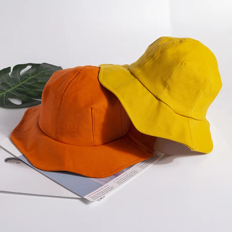 

Bucket Hat Women's Summer Korean-style Versatile Japanese-style Sun-resistant UV-Protection Sun Bucket Hat Topee Brimmed Hat