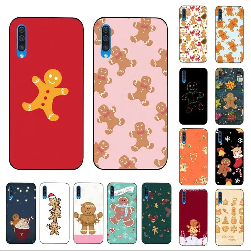 

MaiYaCa Cute Gingerbread man Christmas Phone Case for Samsung A51 01 50 71 21S 70 10 31 40 30 20E 11 A7 2018
