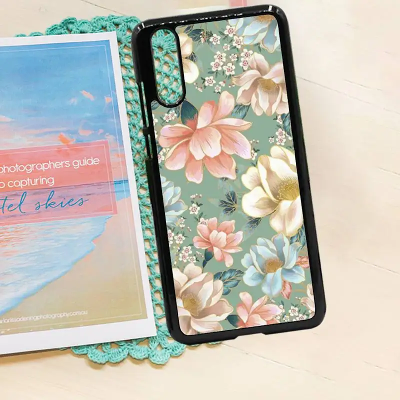

Retro Laser Flowers aesthetics Phone Case PC for iPhone 11 12 pro XS MAX 8 7 6 6S Plus X 5S SE 2020 XR