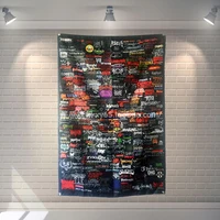 large rock and roll heavy metal poster banner flag band canvas painting wall stickers concert music studio wall decoration