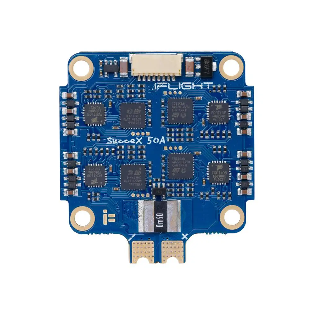 IFlight SucceX 50A 2-6s BLHeli_32 4-в-1 ESC с телеметрии Поддержка DShot150/300/600/1200 MultiShot OneShot небольшой