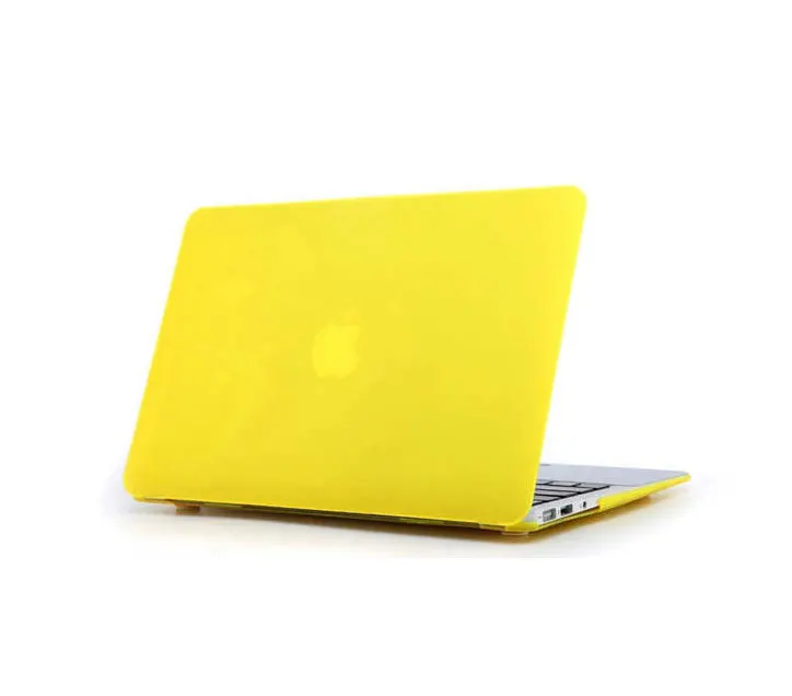 yellow Матовый Жесткий Чехол для ноутбука Apple Macbook Air 11 13 Pro 13 15 retina 12 13 15 дюймов сумка для ноутбука для Mac Book pro 13 Чехол - Цвет: yellow