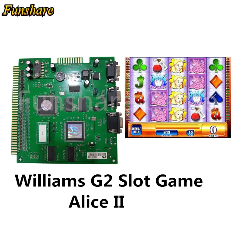

3D Casino Gambling Slot Machines Williams G2 Alice II Slot Machine Game