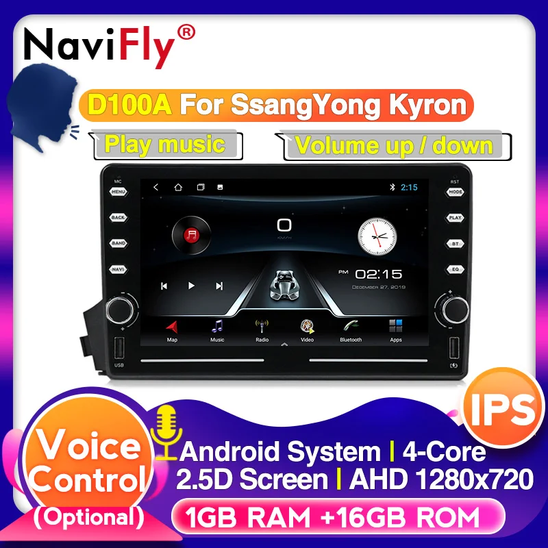 2.5D IPS DSP 4G LTE 4 + 64G Android автомобильное радио GPS навигация для Ssang yong Ssangyong Actyon Kyron