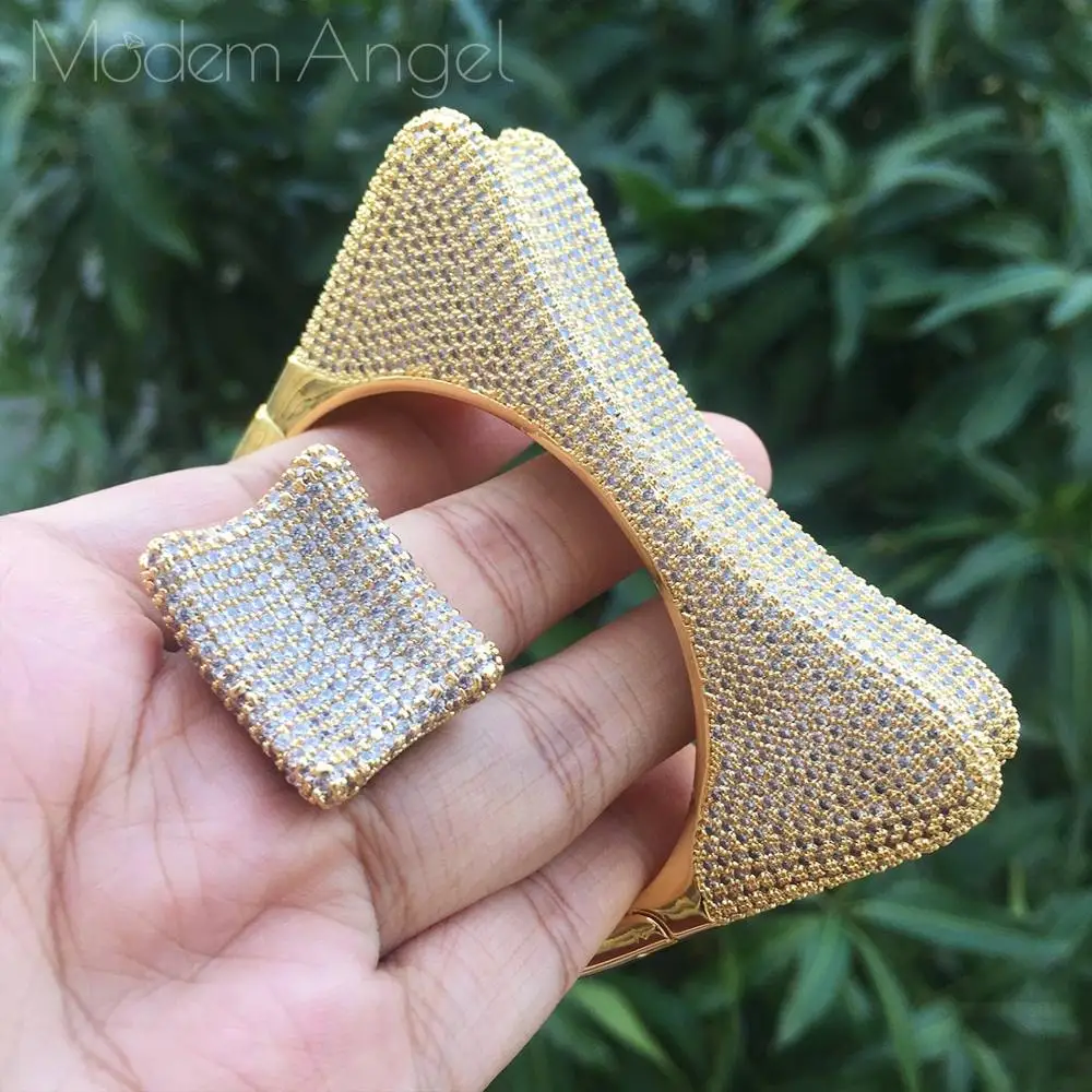 ModemAngel Gourd роскошный дизайн кубического циркония африканские вечерние браслет