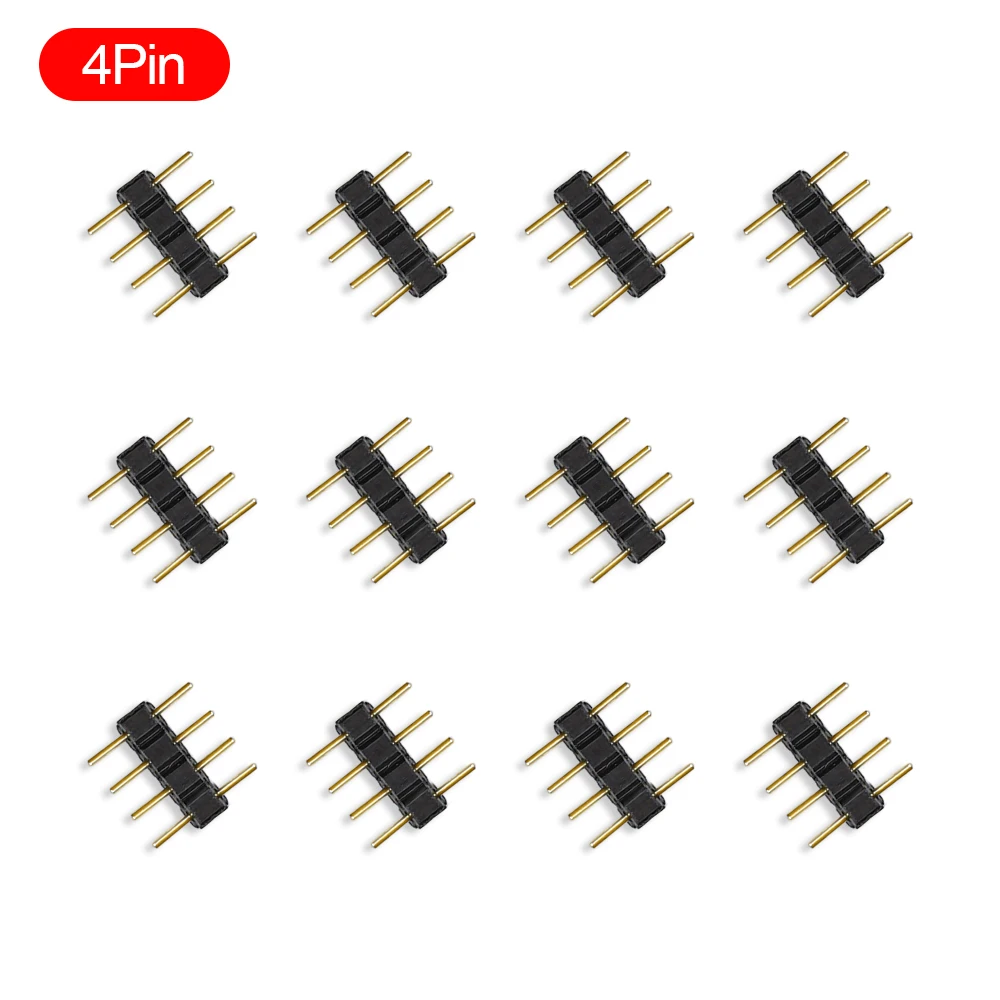 10 шт./лот 4 контактный разъем RGB контактная игла двойной штекер для светодиодной