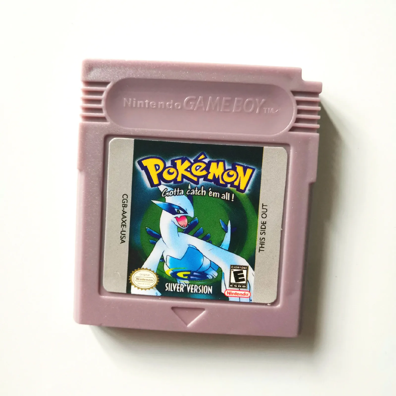 Серия Pokemon 16 бит видеоигры картридж консоль карточная Классическая игра сбор красочная версия Английский язык - Цвет: Серый