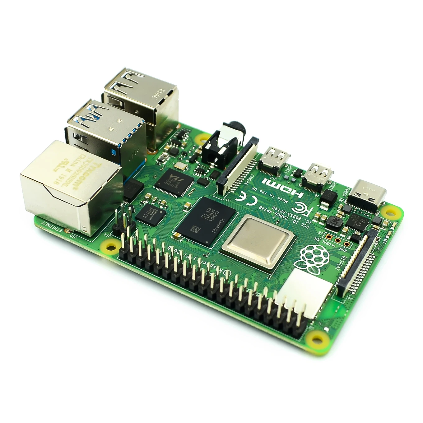 Новый 2019 официальный оригинальный Raspberry Pi 4 Модель B макетная плата комплект ОЗУ 2