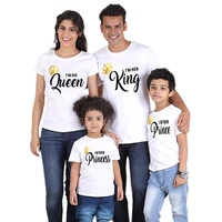 family look fashion tshirt king father queen mother prince son princess daughter daddy mommy baby family matching clothes outfit