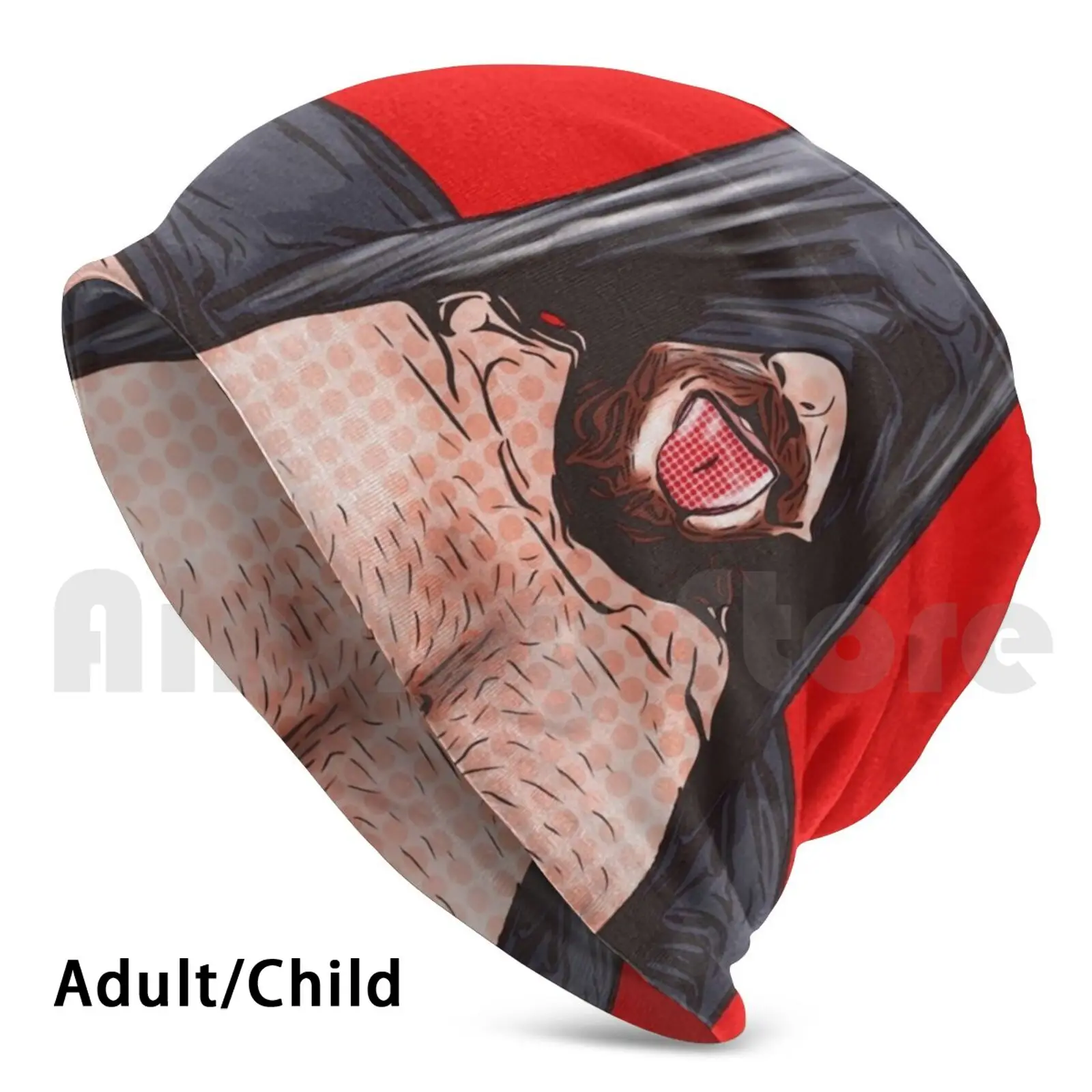 

Вязаная Шапка-бини в стиле хип-хоп