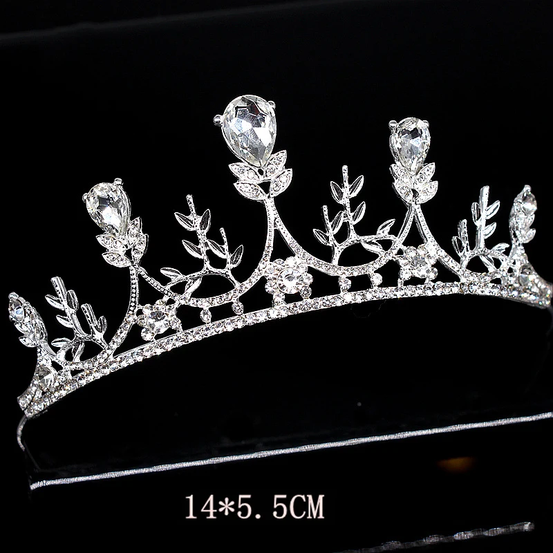 Роскошные аксессуары для волос Стразы Корона тиары головной убор невесты