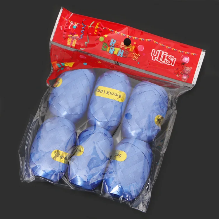 6 шт 5 мм * 10 м шар веревки шарик из фольги в форме лазерный черного цвета розового