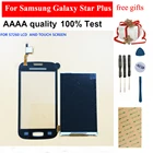 Для Samsung Galaxy Star Plus GT S7260 S7262 Duos ЧерныйБелый сенсорный экран планшета панель Стекло + ЖК-дисплей монитор