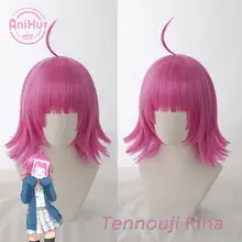 Anihut】peluca de Cosplay de Tennouji Rina, cabello perfecto para Proyecto de sueño, Tennouji Rina LoveLive PDP