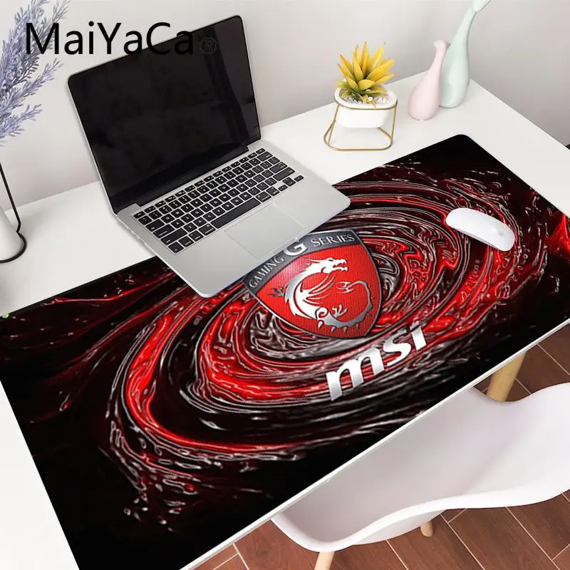 MaiYaCa MSI Дракон Логотип офисные мыши геймер Мягкий Коврик Для Мыши игровые коврики