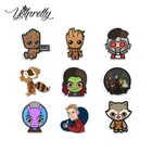 2021 стражи Галактики, мультяшный узор, Акриловые броши, эпоксидная смола, акриловый значок