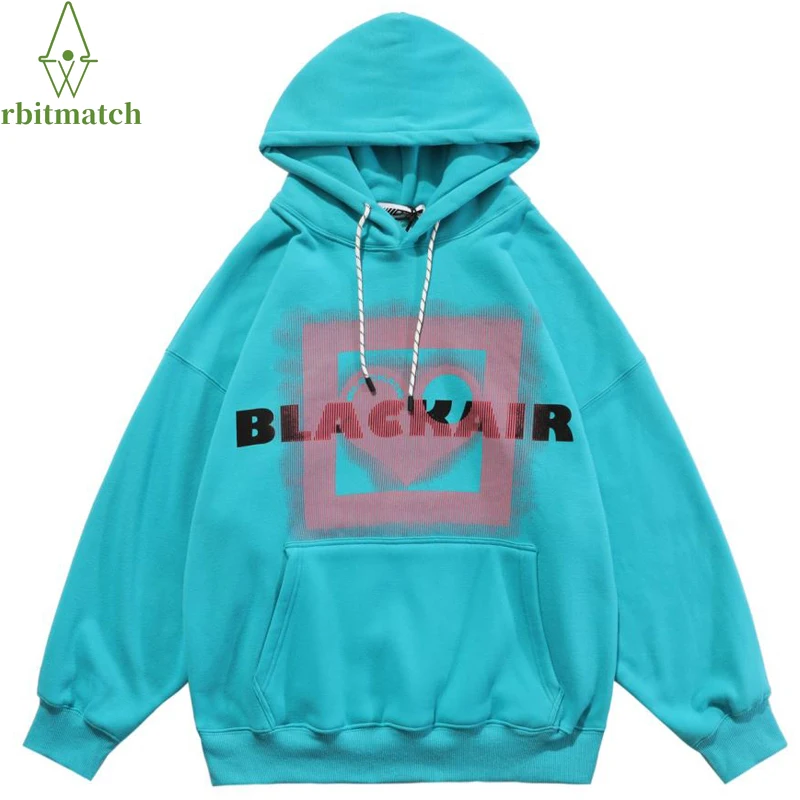 

Mens Hip Hop Streetwear Harajuku Loose Pullover Love Letter Print Hoodie Cotton Fleece Pullover 2021 Autumn Oversized Hoodie Men