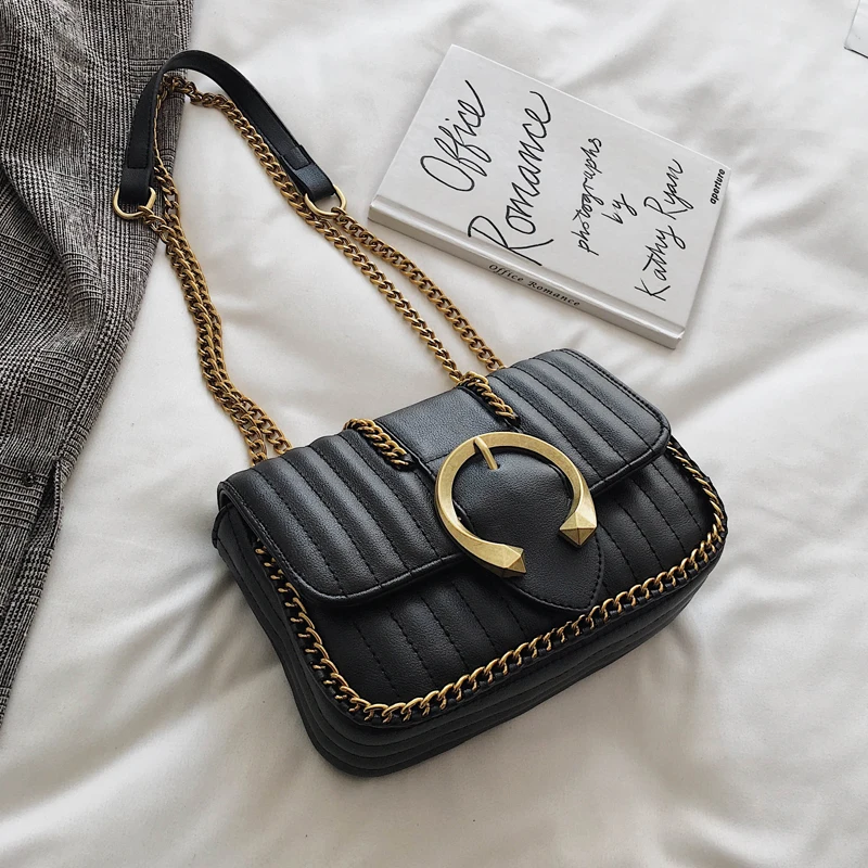 Винтажная модная женская квадратная сумка новинка 2019 Высококачественная