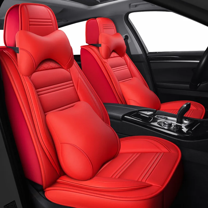 Новые кожаные автомобильные чехлы на сиденья машины для peugeot 206 107 307 sw 301 508 308 4007 2008