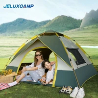 easy set up 2 3 person backpacking tent tourist outdoor camping 4 season tent with waterproof awning uv for hiking tabin tent