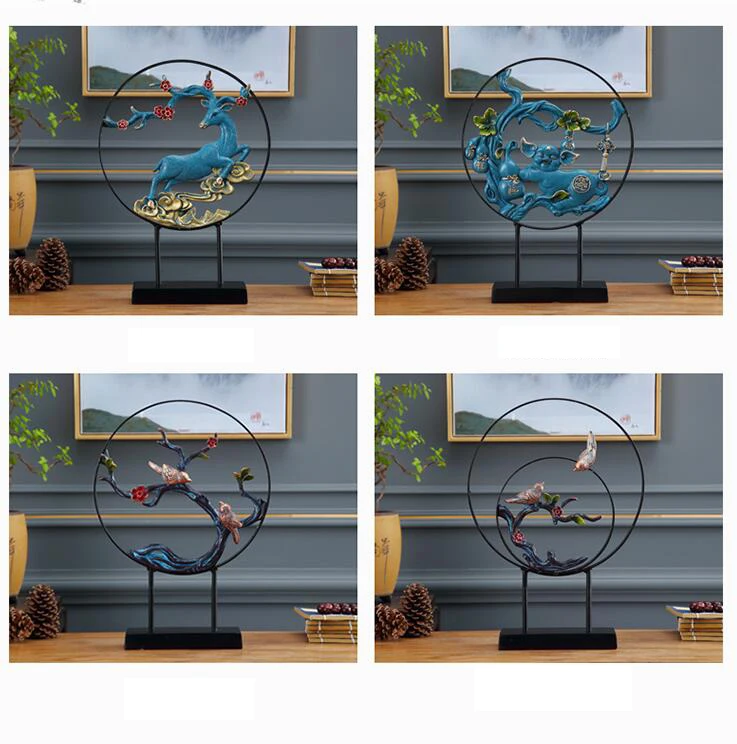 

EUROPEAN RESIN LUCKY MONEY SPARROW ORNAMENT LIVINGROOM HOME FURNISHING DECORATION TV COUNTER OFFICE DESKTOP FIGURINES CRAFTS ART