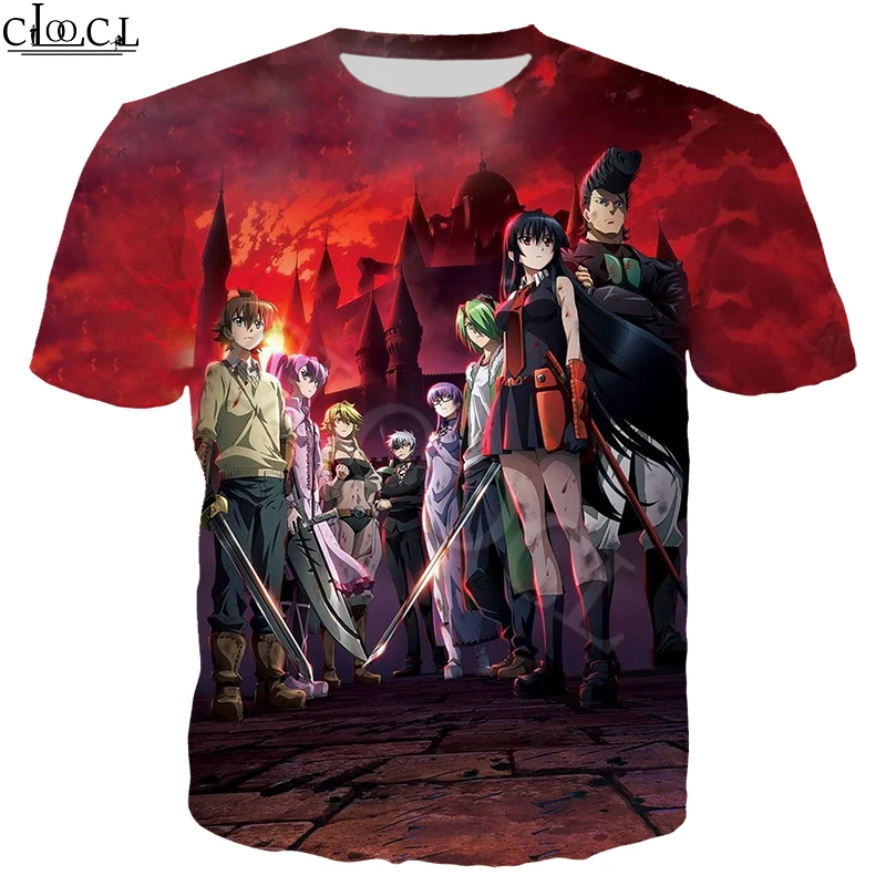 Новинка 2021 футболка с аниме Akame Ga Kill Night Raid для женщин и мужчин классический