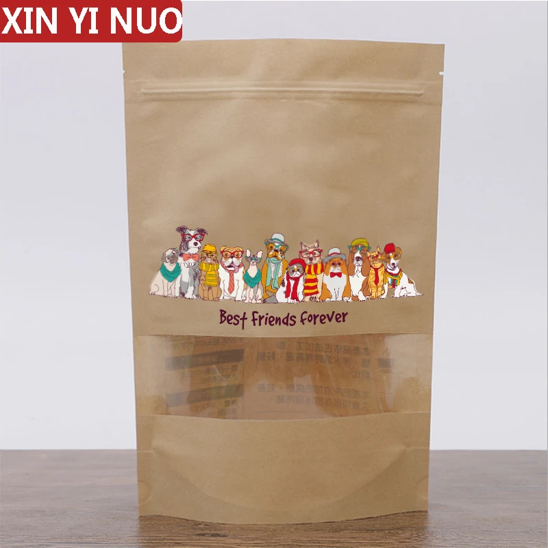 20 шт. пакеты из крафт бумаги для хранения пищевых продуктов|Кормление собаки| |