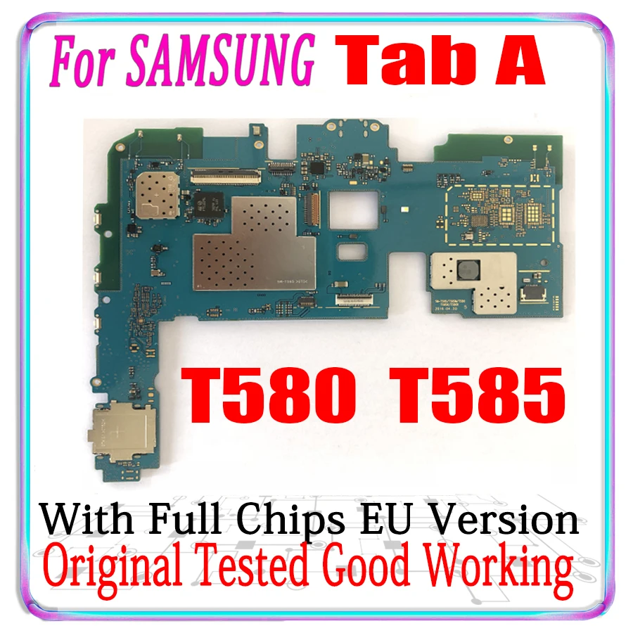 Материнская плата с полной разблокировкой для Samsung Galaxy Tab A T580 T585 материнская 32 ГБ
