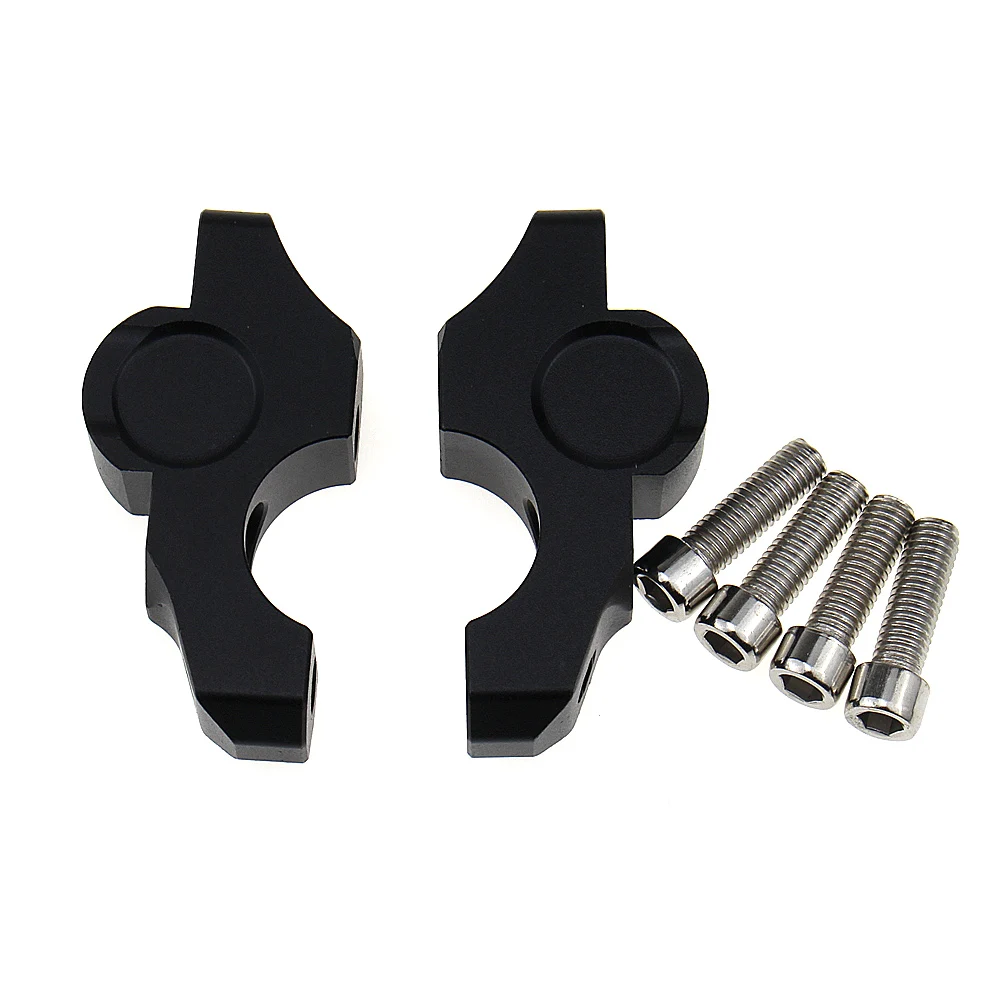 Moto Manubrio Riser Per 1 1/8 дюйма 28 мм grasso manubrio Morsetto для BMW DUcati Aprilia Victory Triumph Daytona 675 Cafe