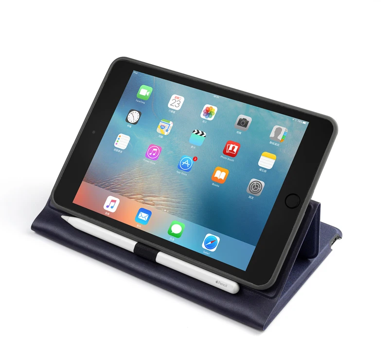 [Новинка] 4,0 Беспроводная bluetooth-клавиатура для iPad mini 4/5, кожаный чехол Премиум+ все в дизайне+ 7 цветов подсветки